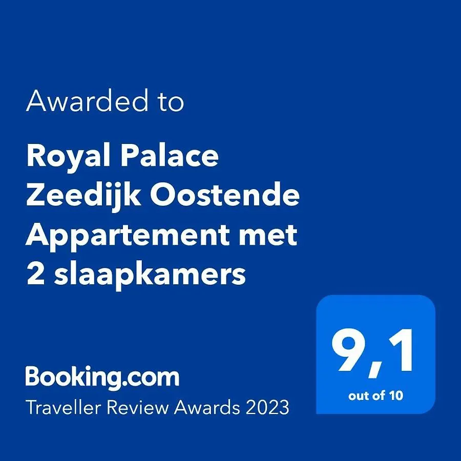 Royal Palace Zeedijk Oostende Appartement Met 2 Slaapkamers 0*, Ostend